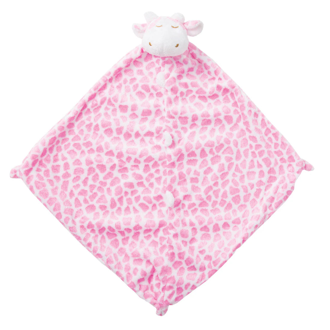 pink giraffe baby blanket