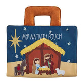 Nativity scene pouch with stars and &