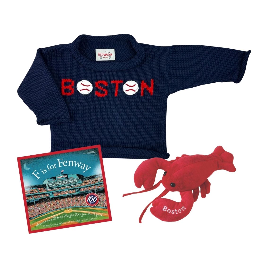 Blue Boston Baseball Gift