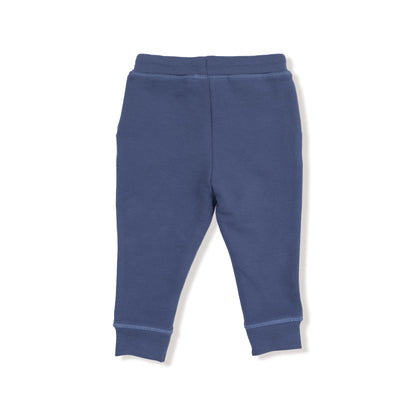 back of navy jogger pant