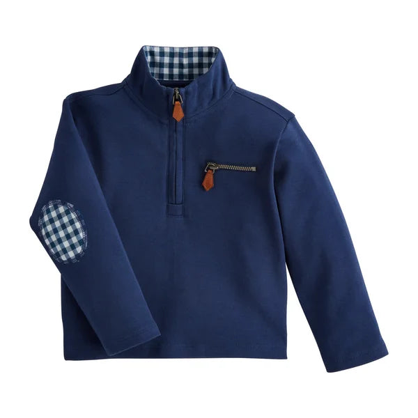 navy quarter zip