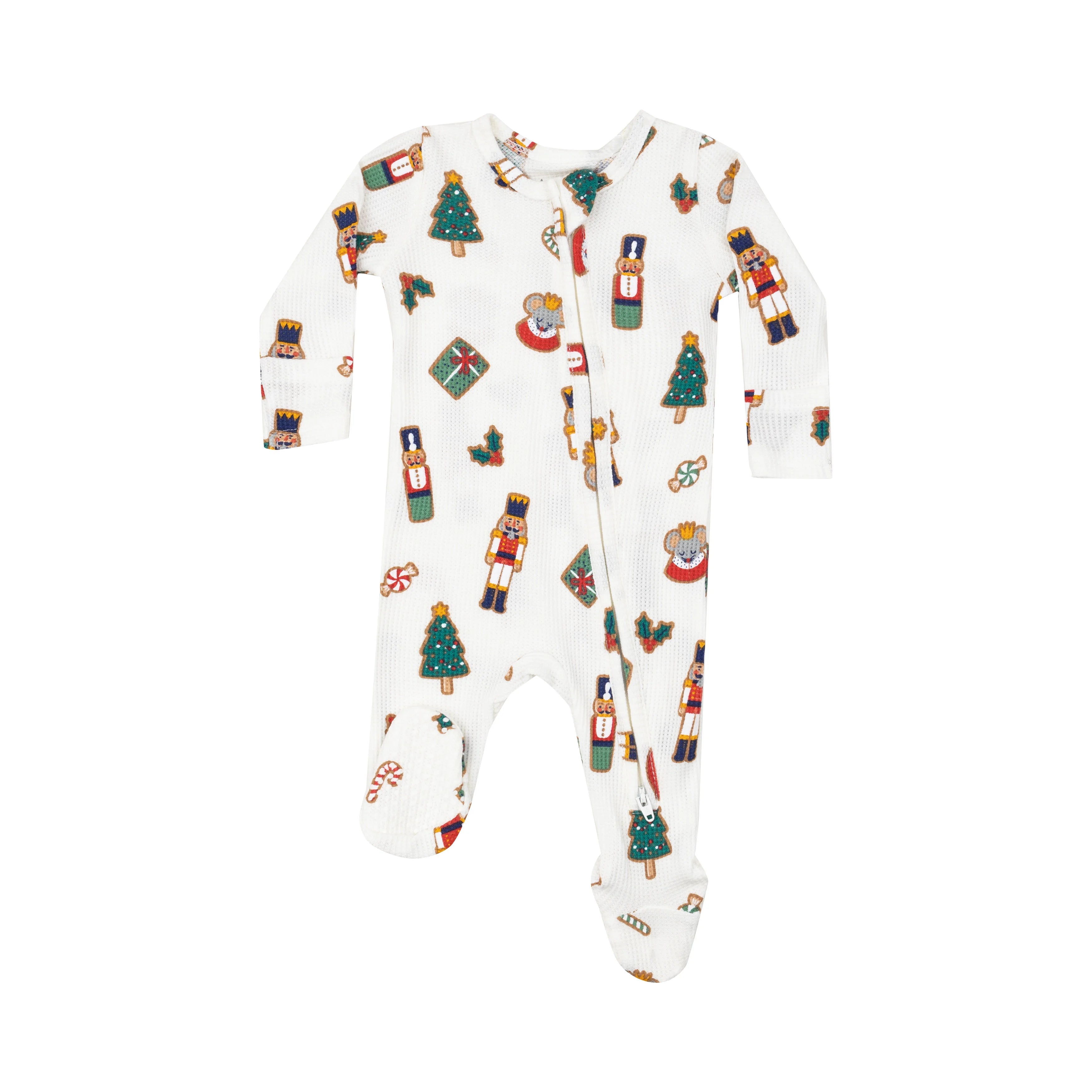 nutcracker baby christmas footie