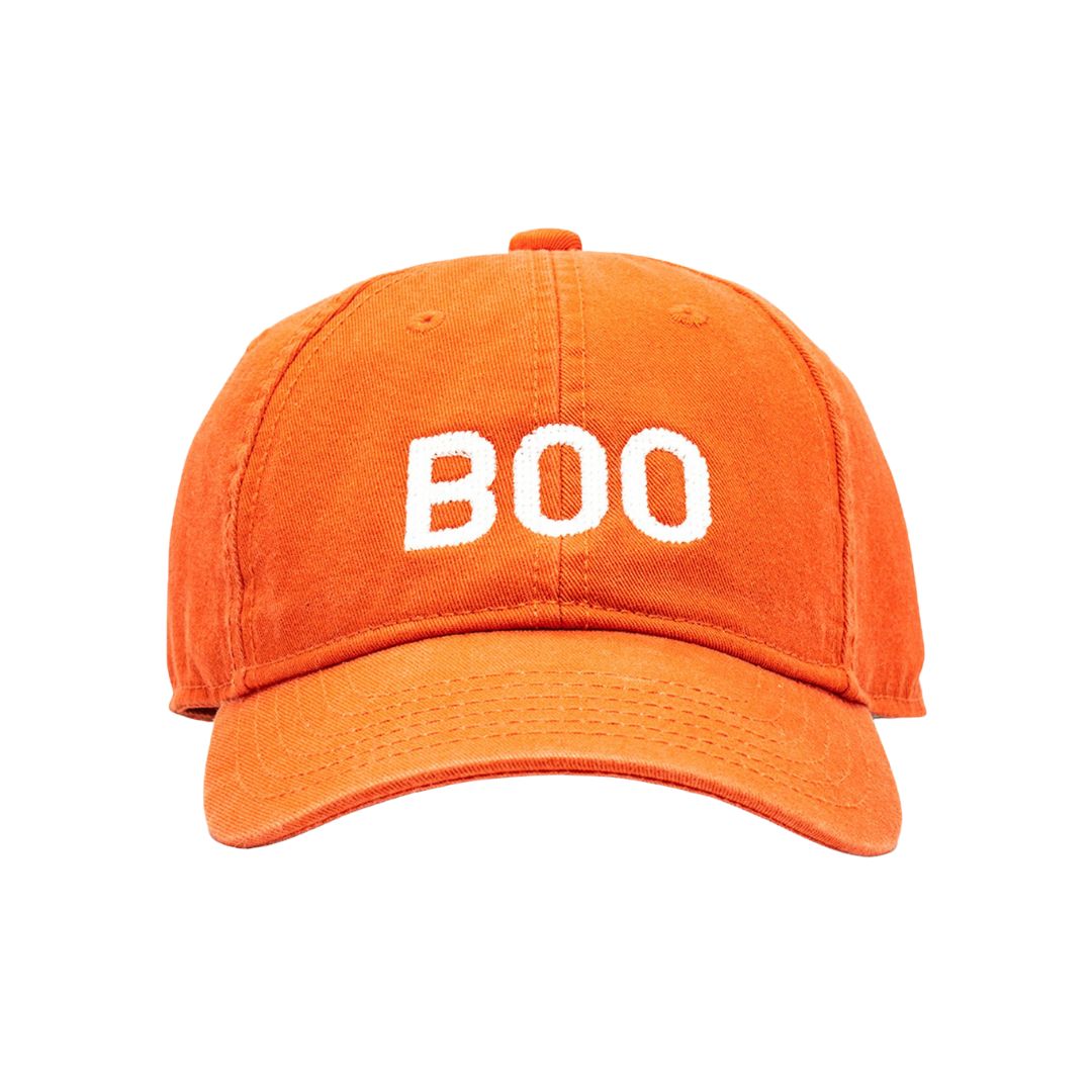 Orange cap with &