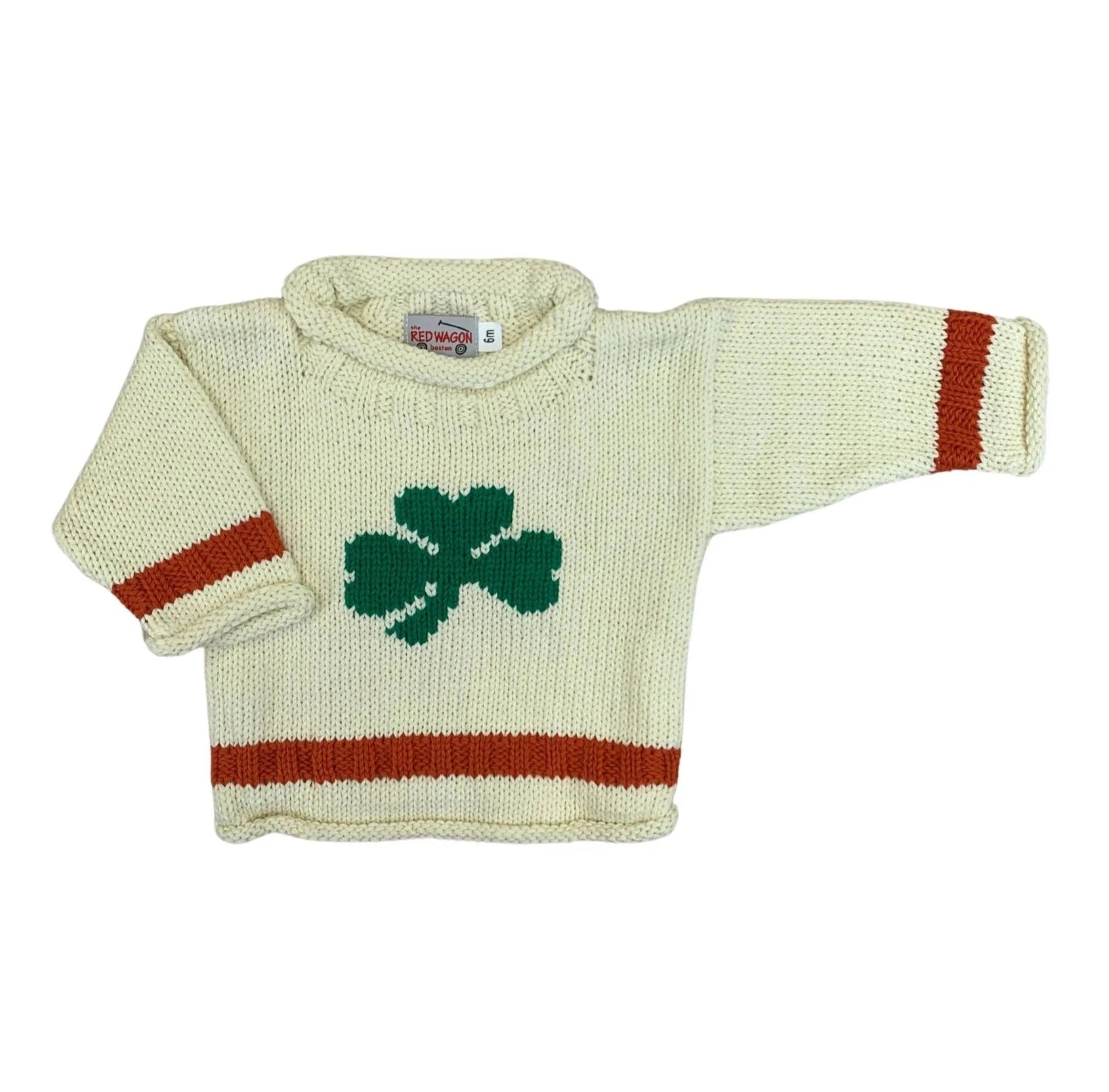 Children's Ivory Fishing Boat Roll Neck Sweater | The Red Wagon 5