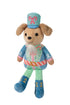 puppy plush dressed as nutcracker