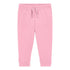 Pink sweatpants on a white background