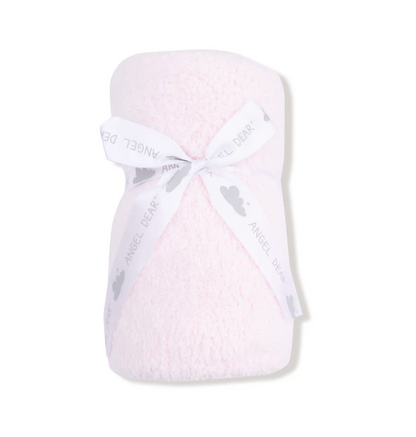 Light Pink Chenille Receiving Blanket