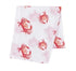 pink crab baby swaddle