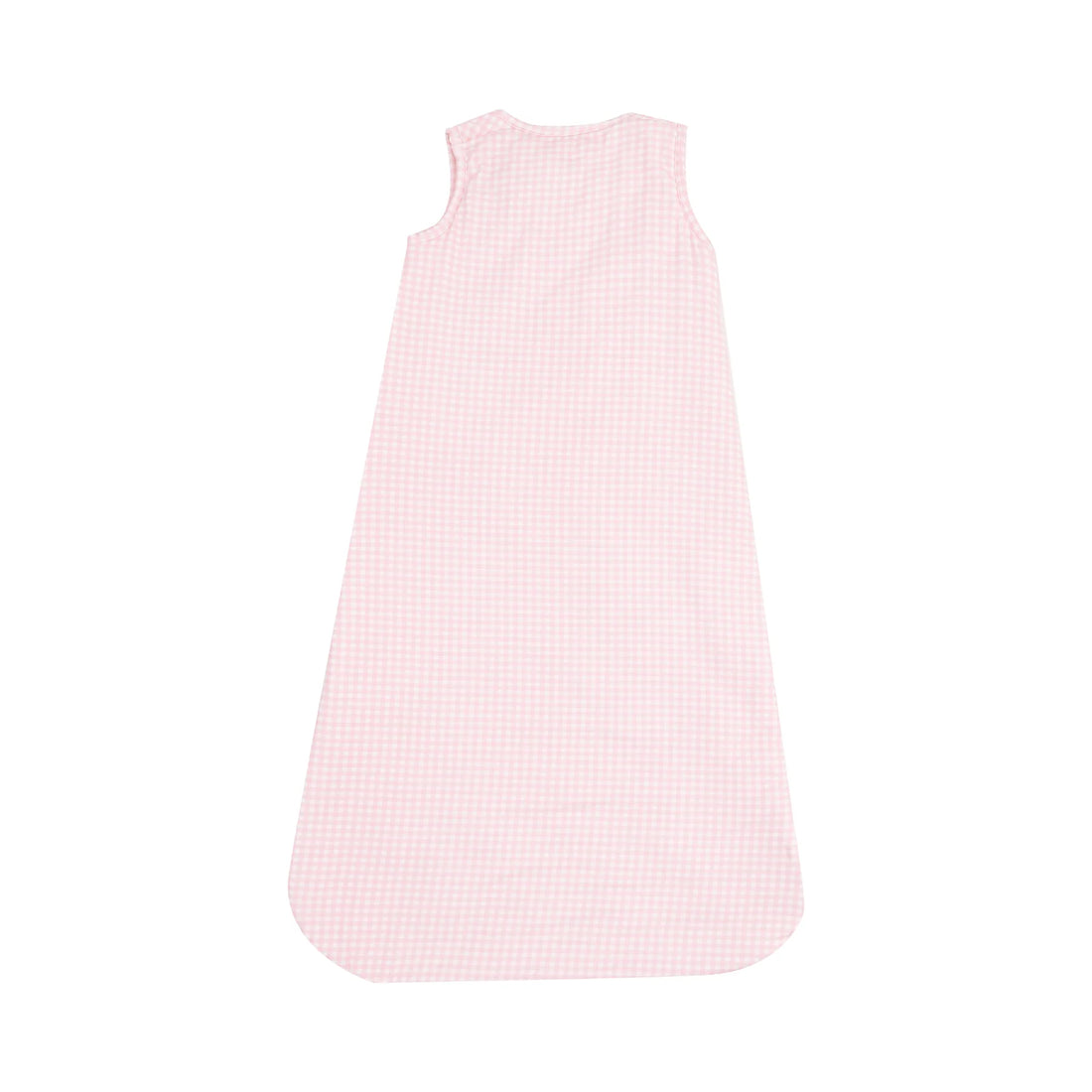 pink gingham baby sleep sack