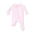 pink striped footie