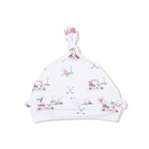 what hat with pink golf print