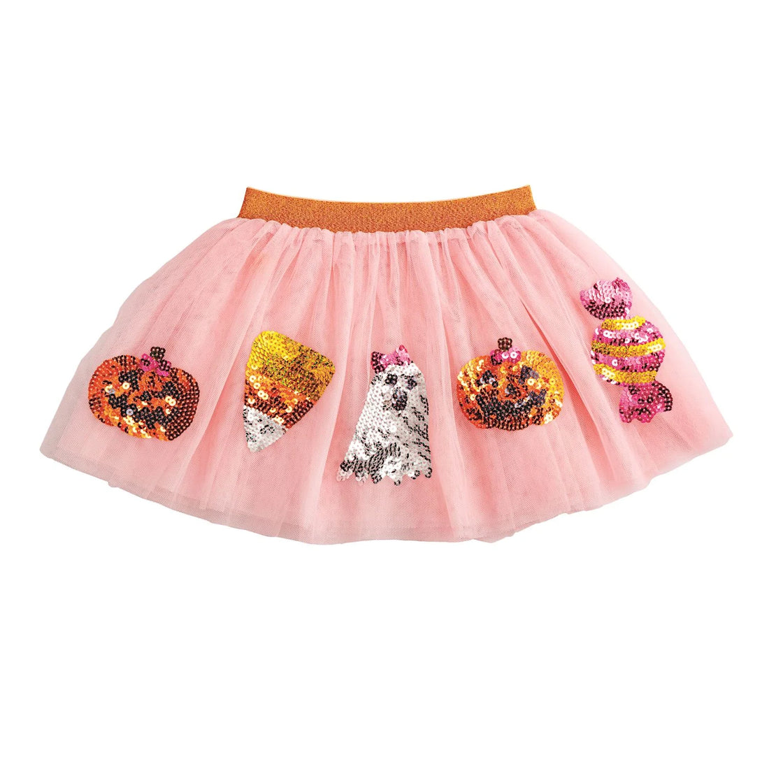 pink tutu with halloween icons in sequins