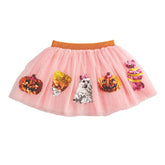 pink tutu with halloween icons in sequins