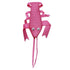 pink ribbon lobster hair clip