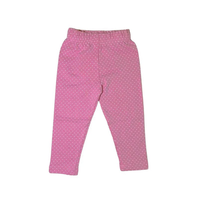 Rosa Pin-Dot-Leggings