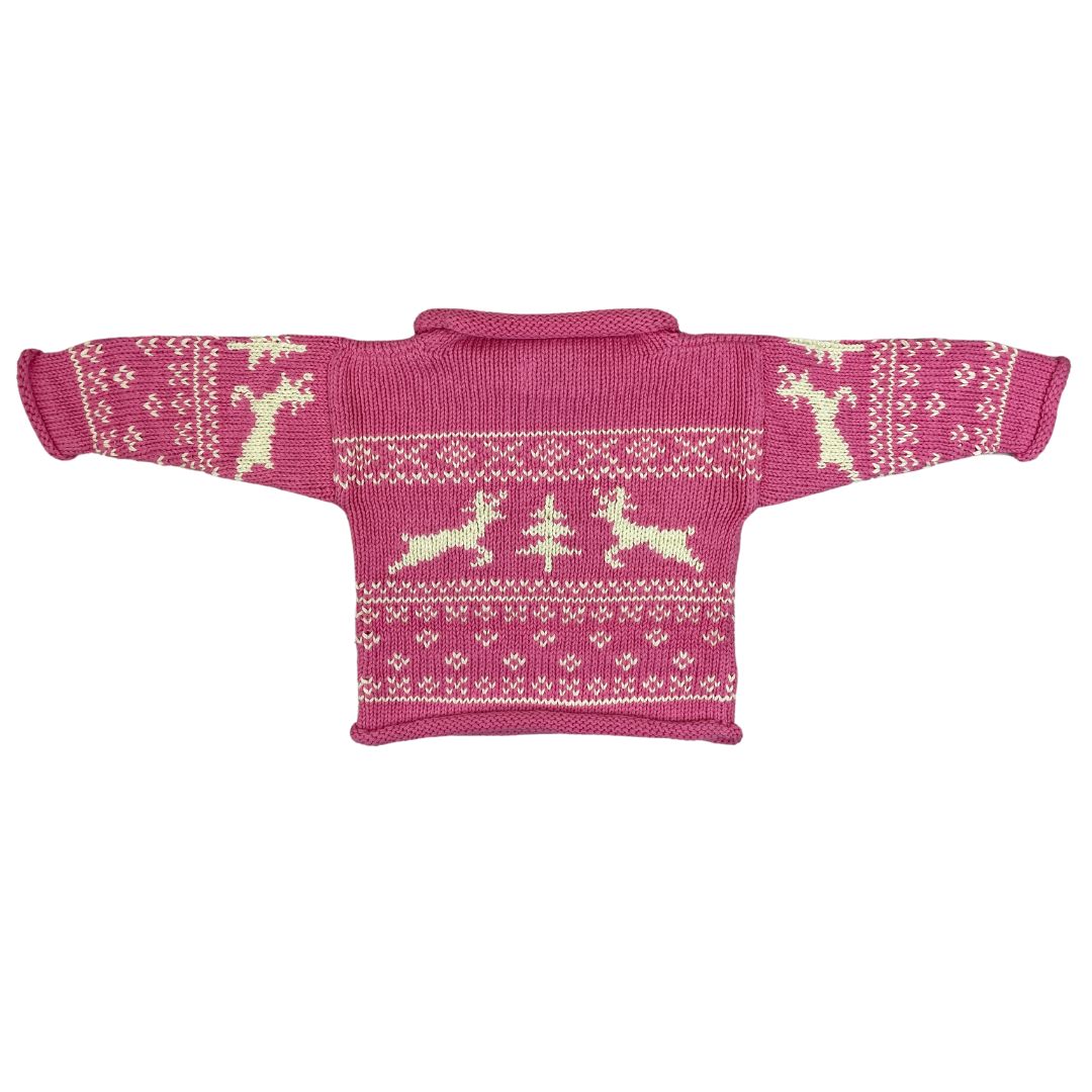 pink-reindeer-fair-isle-kids-sweater-2