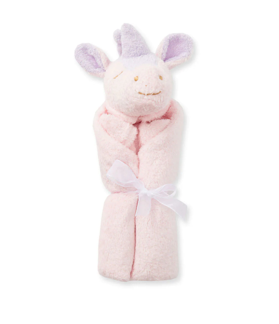 pink unicorn baby blanket