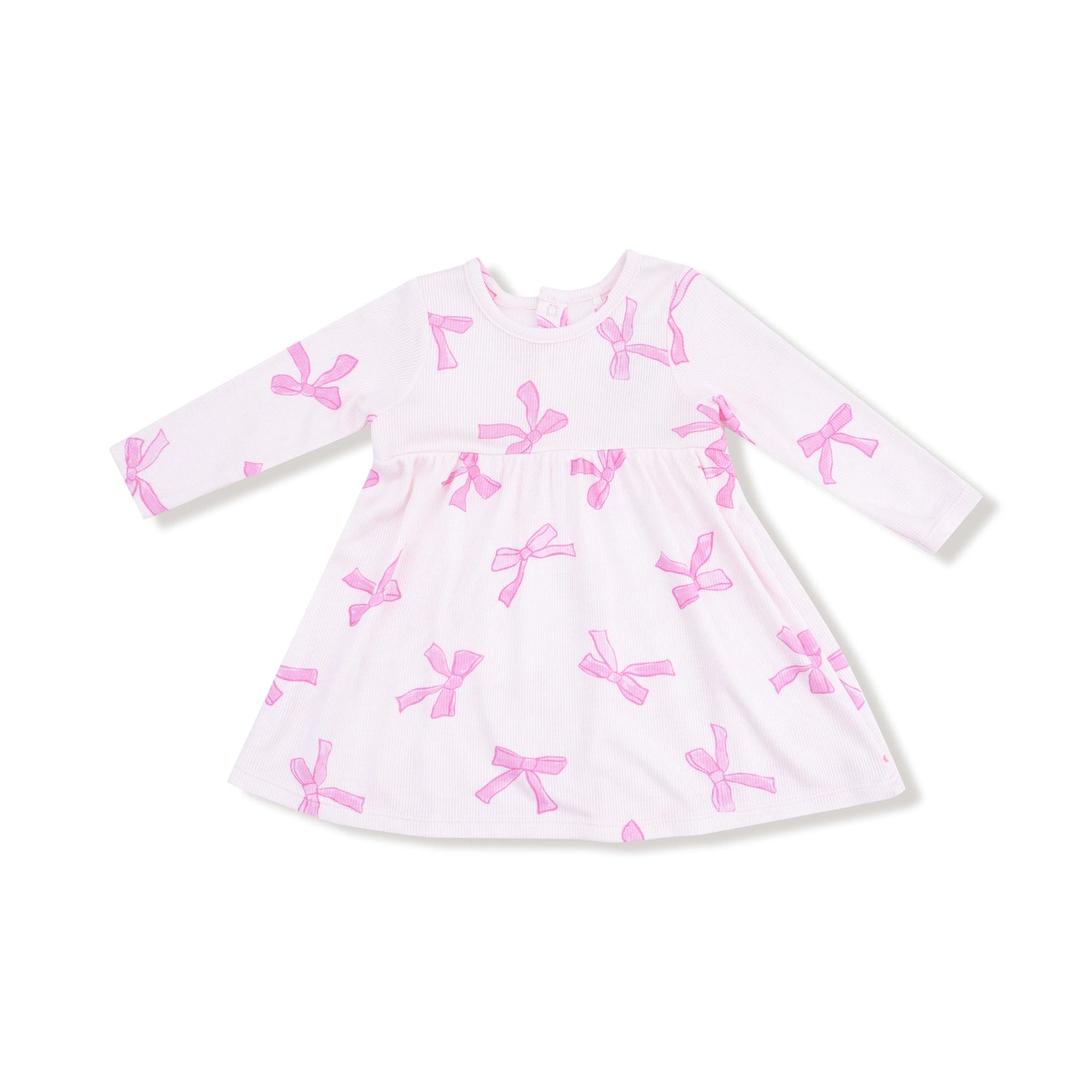 pretty pink bows baby girl dress