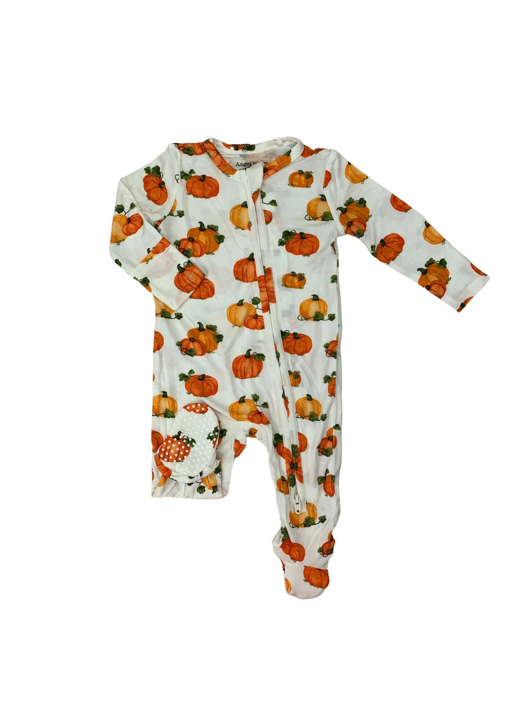 Baby Pumpkin Patch 2 Way Zipper Footie The Red Wagon