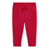 Red sweatpants on a white background