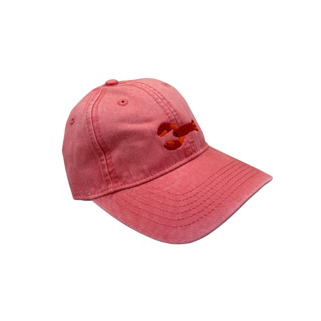 side view of lobster hat