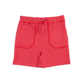 red stripe shirt and red shorts kids set