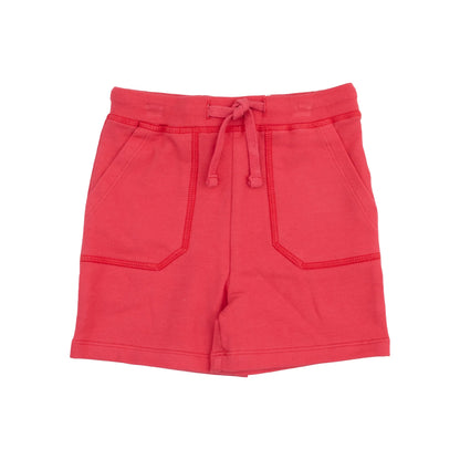 red stripe shirt and red shorts kids set