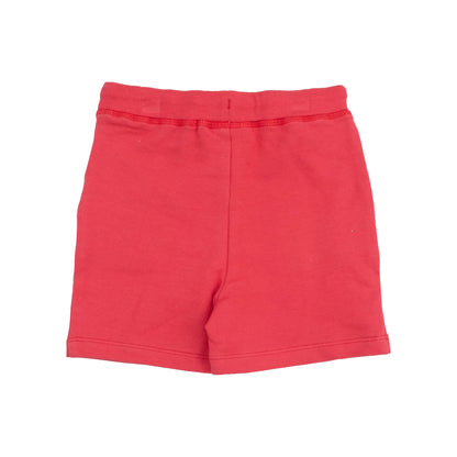 red stripe shirt and red shorts kids set