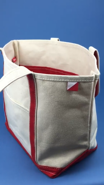 side view of bag