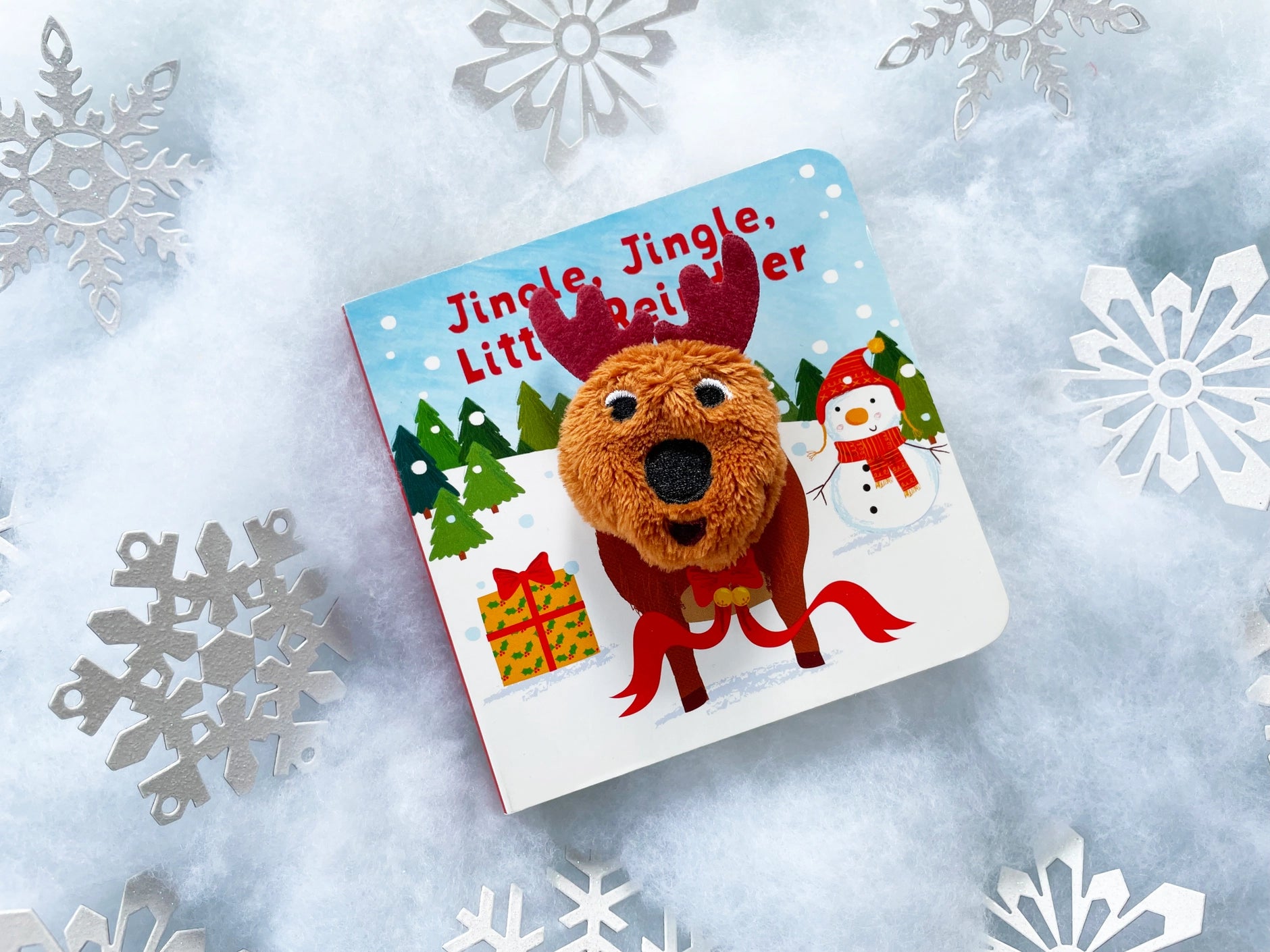 Jingle, Jingle, Little Reindeer Finger Puppet Book
