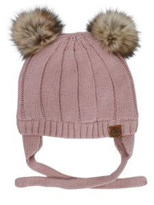 rose knit hat