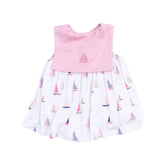 sailboat print baby dress