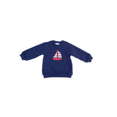 sailboat sweatshirt and shorts set