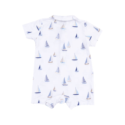 sailboat baby romper