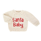 Knitted sweater with &