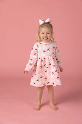 girl wearing the dress