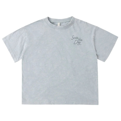 Light gray t-shirt with &