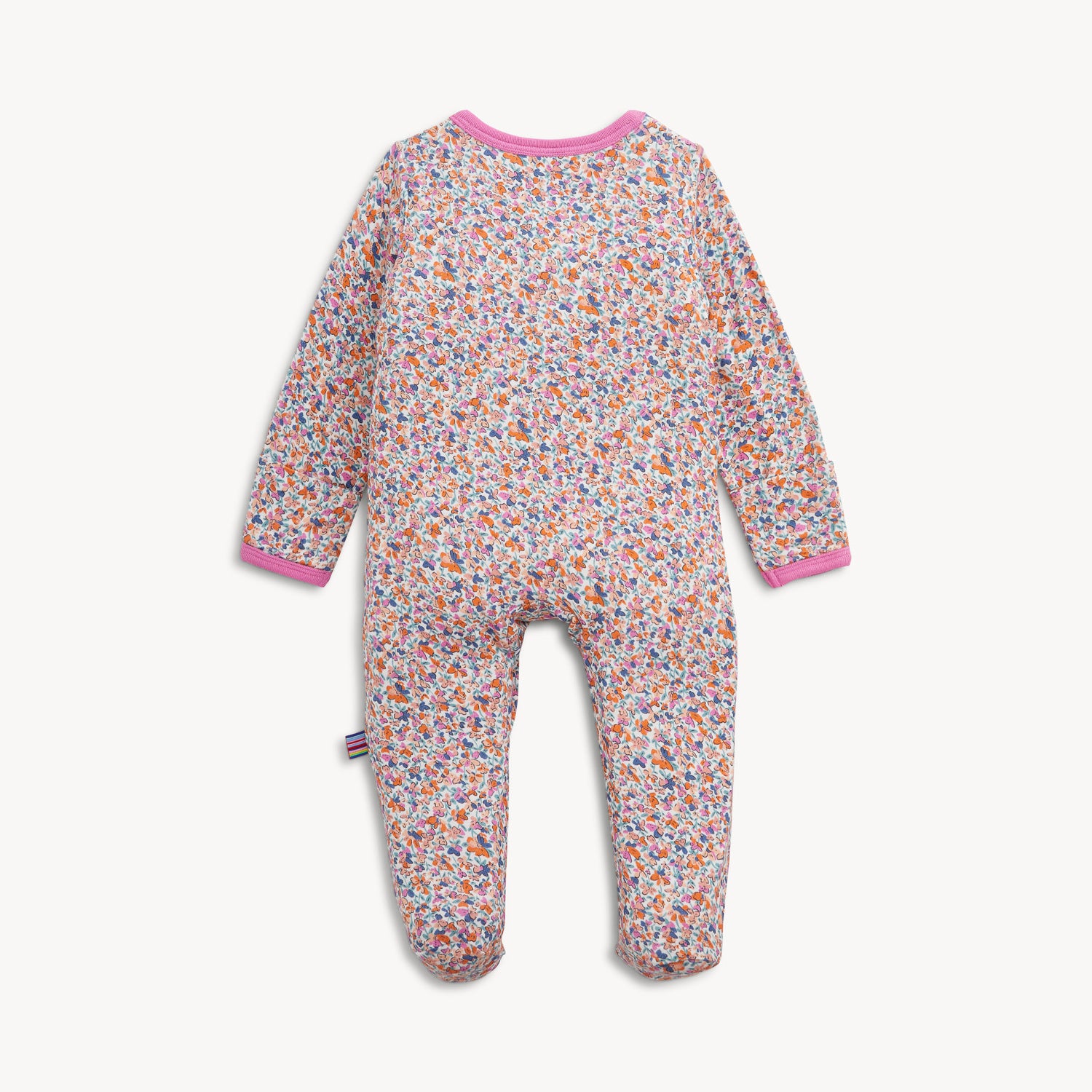 Pink Floral Stella Magnetic Footie