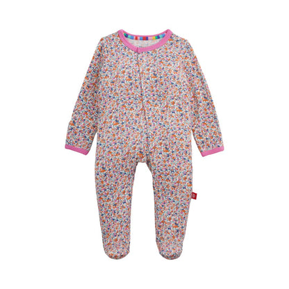 Pink Floral Stella Magnetic Footie