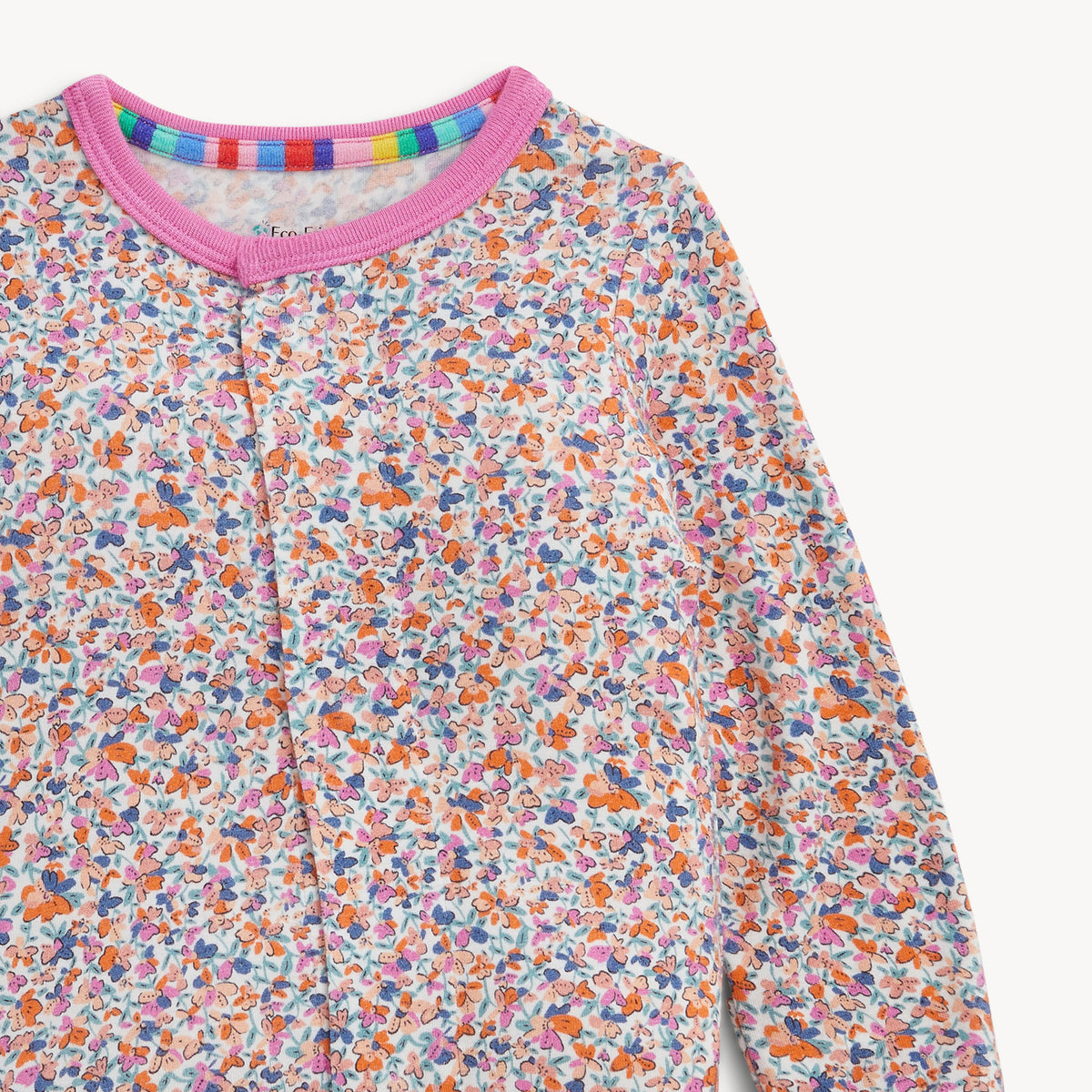 Pink Floral Stella Magnetic Footie