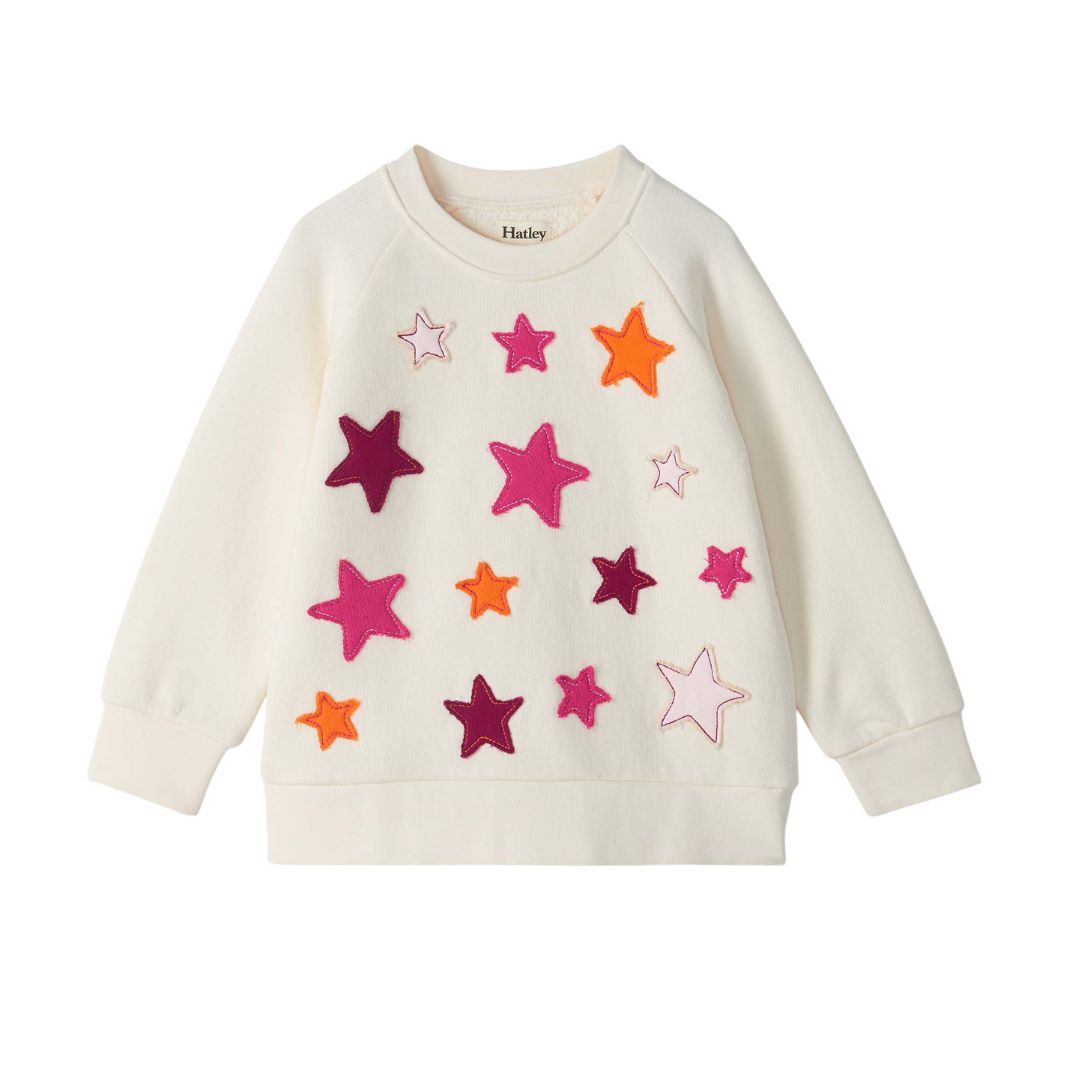 Cream Super Star Slouchy Pullover