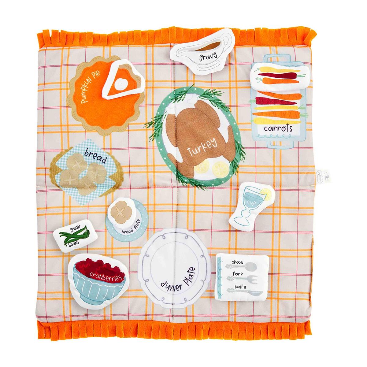 Set The Table for Thanksgiving Fabric Book