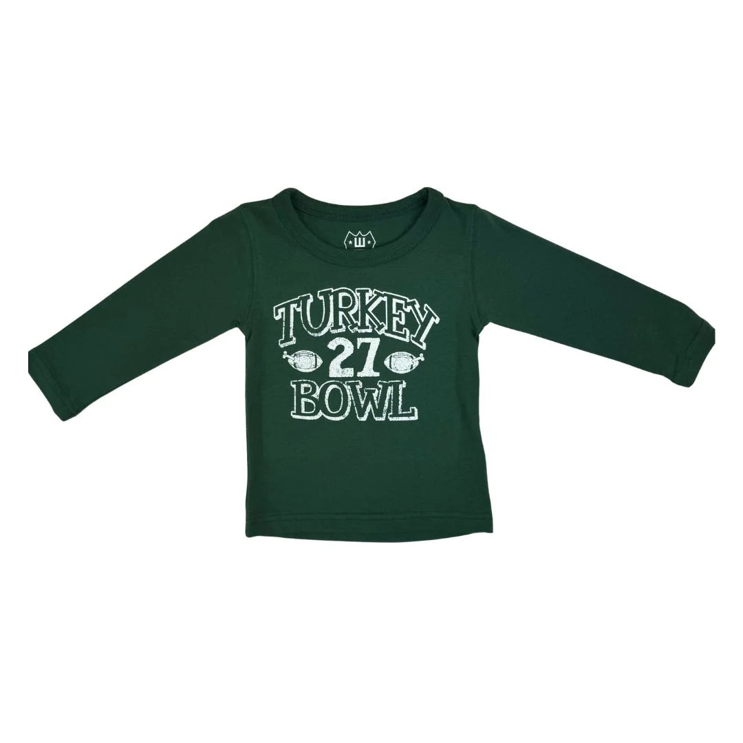 Green sweatshirt with &