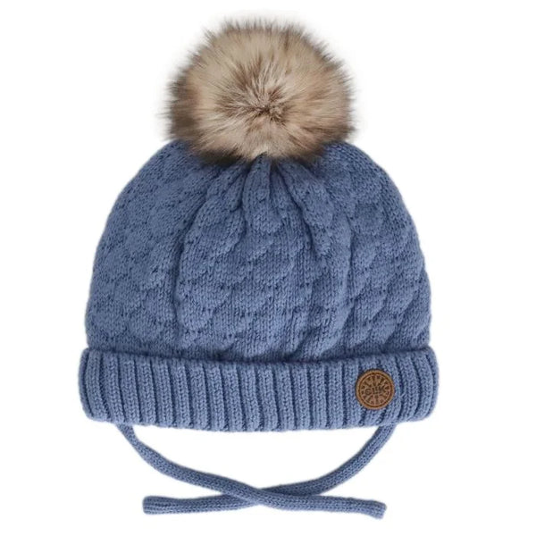 blue horizon knit hat