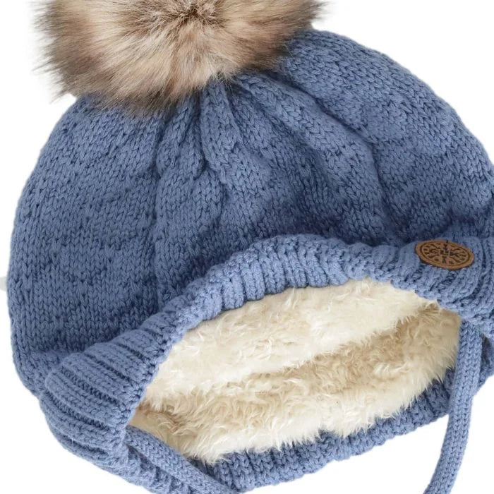 blue horizon knit hat