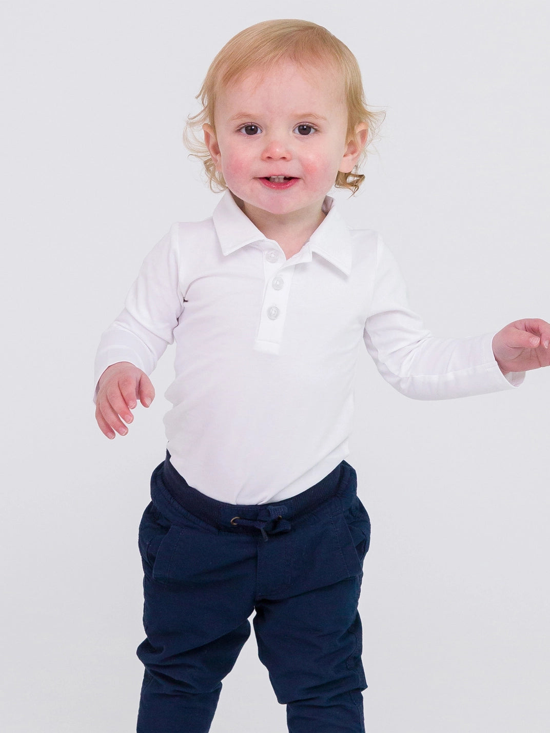 white polo playsuit