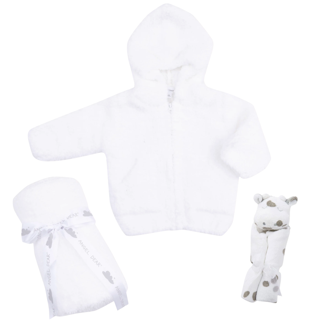 Cozy White Chenille Gift