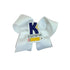 White hair bow with &