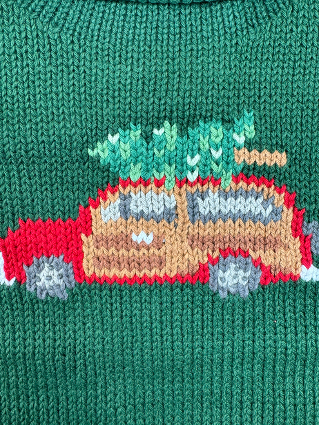 close up of woody wagon
