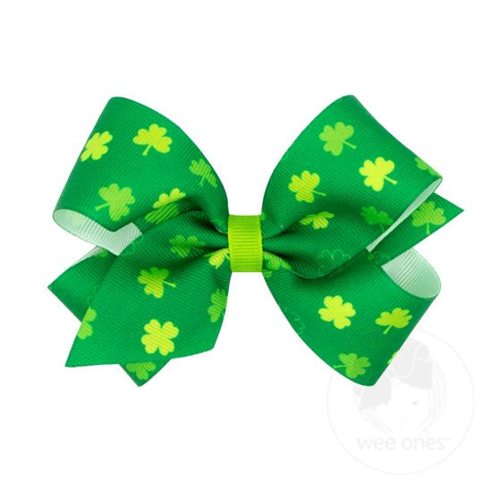green shamrock bow